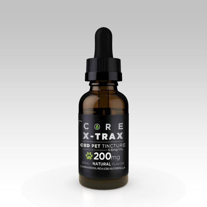 CoreXtrax CBD Pet Tincture 200 mg bottle