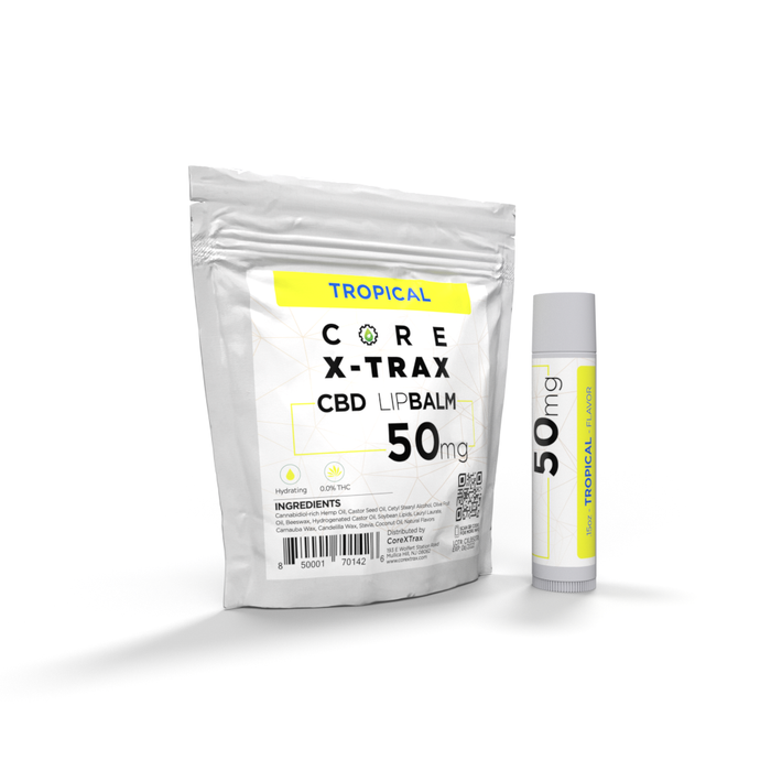 CoreXtrax CBD Lip Balm Tropical