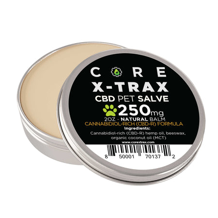 CoreXtrax CBD 250mg Pet Salve tin