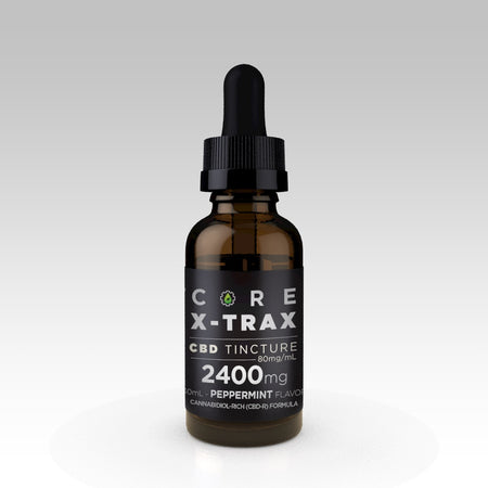 CoreXtrax CBD 2400mg Peppermint bottle